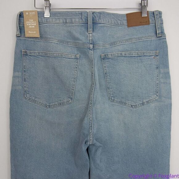 NEW Madewell The Tall Perfect Vintage Jean in Ellicott Wash, 32T - Picture 6 of 16